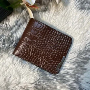 Bifold Leather Wallet - Brown