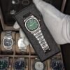 Poedagar 613 Watch - Silver Green